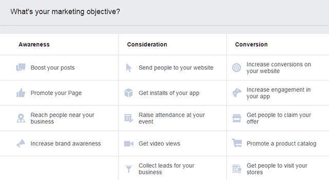 Instagram Ad Objectives